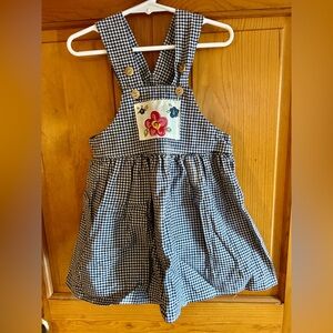 Buster Brown Blue and White Gingham Dress 4t